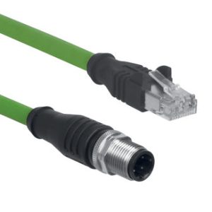 AIE-S4P-M12/RJ45-S-G-7,5M-GN-2-X-D-1